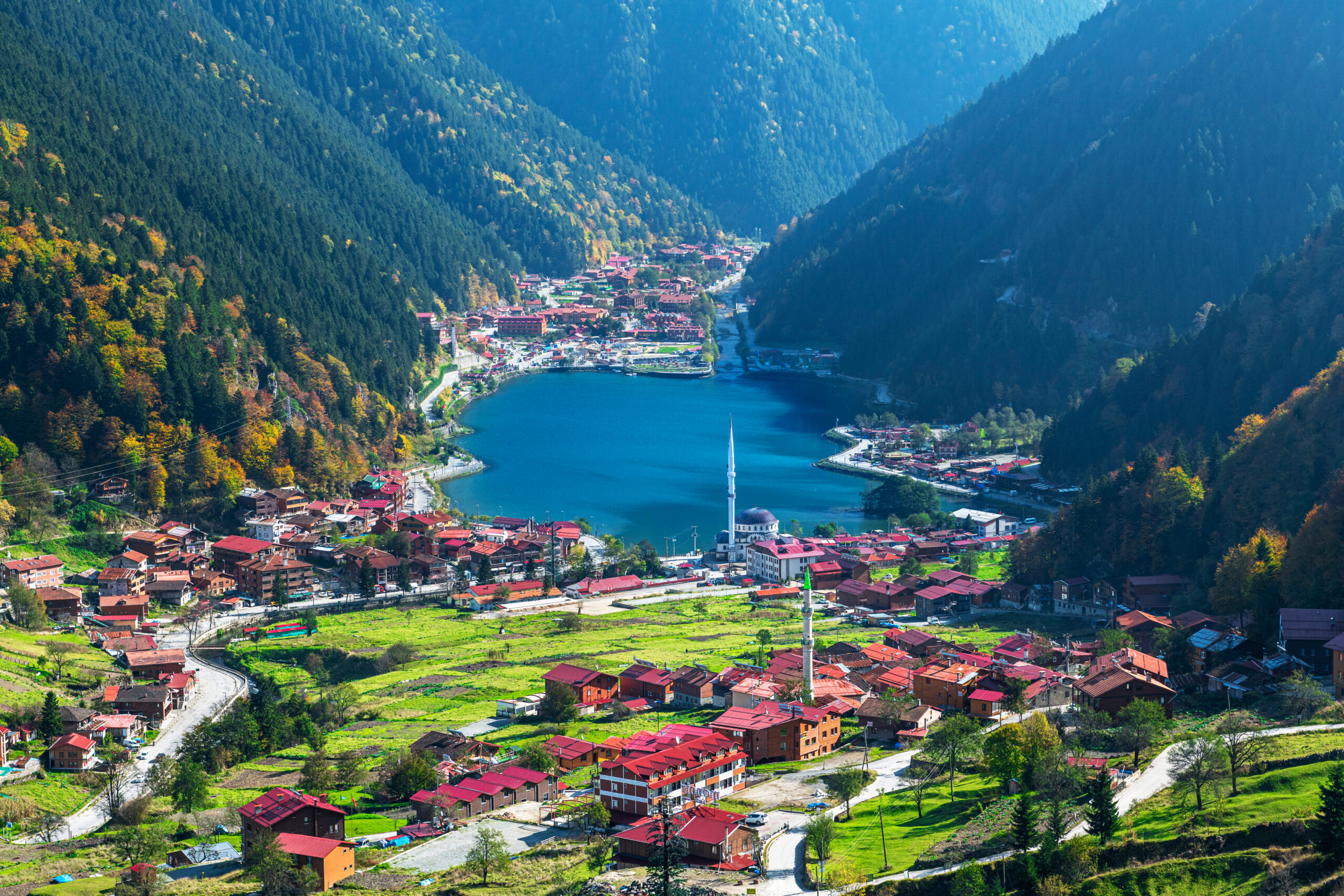 Mountain,Village,Of,Uzungol,In,Trabzon,,Turkey.,(long,Lake)